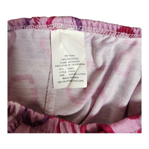 My Twinn 24" Doll 2002 Wearing PJs Poseable Long Dark Brown Hair Blue Eyes - Picture 15 of 16